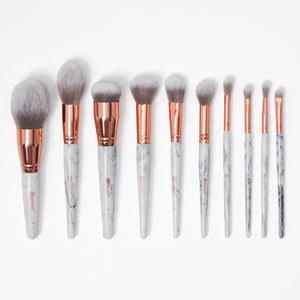 Marble Luxe - 10 Piece Brush Set